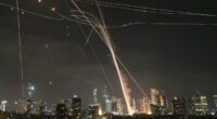 Hezbollah terrorists launch 100 rockets at Israel â overwhelming the Iron Dome